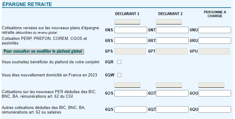 epargne retraite 2023 